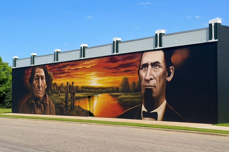 Rail Painting in Spring